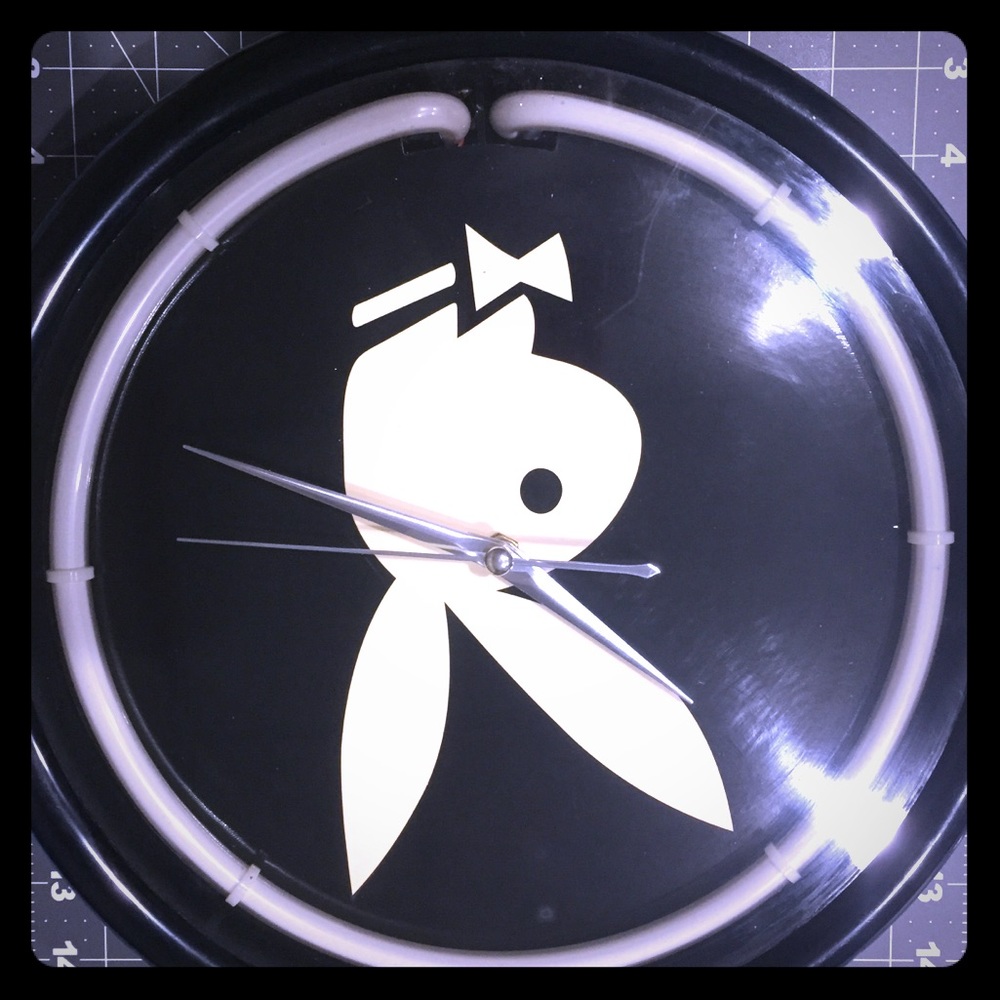 Playboy Bunny clock